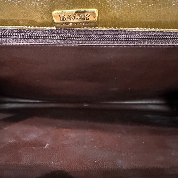 Bally Vintage “Rosalyn” Colorblock Suede Shoulder Bag – Made in Italy - Picture 10 of 10